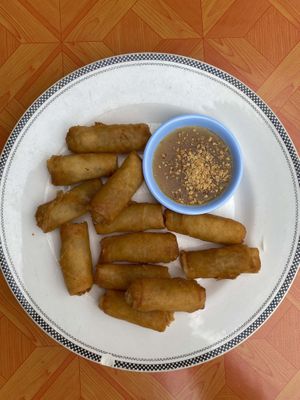 Spring rolls   at Tukta in Koh Tao
