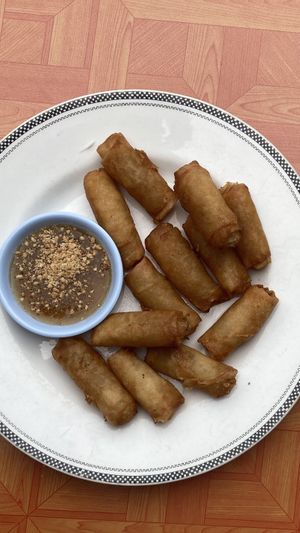 Spring rolls  at Tukta in Koh Tao