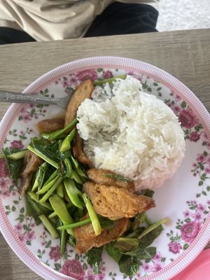Basil ‘pork’   at Tukta in Koh Tao