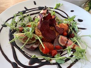 Giant cous cous main   at Corner on the Square in Beauly