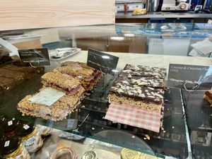 Vegan cakes   at Corner on the Square in Beauly