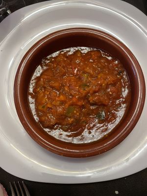 Menú vegano  at Cocina Típica La Extremeña in Merida