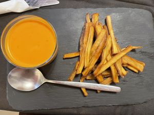 Menú vegano  at Cocina Típica La Extremeña in Merida