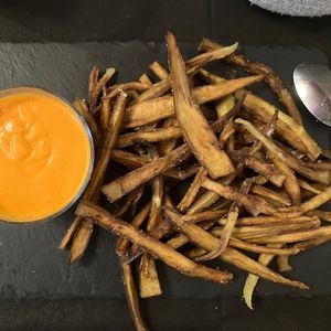 Berenjenas con salmorejo  at Cocina Típica La Extremeña in Merida