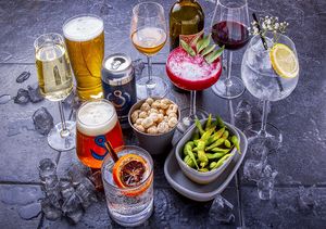 Selection of drinks from the bar at Shiuli in Twickenham
