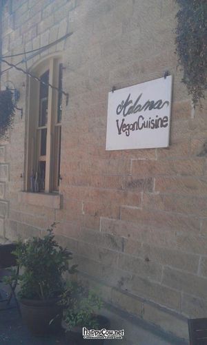 Outside patio. at Adama in Santa Barbara