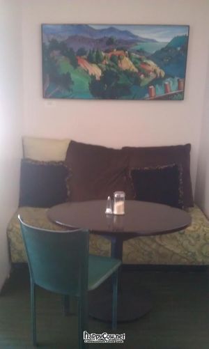 Another seating choice.  at Adama in Santa Barbara