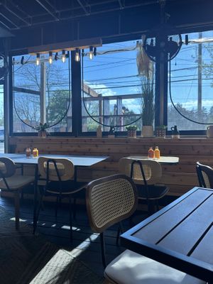Inside seating   at Funchos in Riverhead
