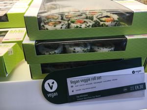 Vegan item at Wasabi in South West London