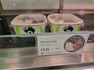 Tofu curry bento at Wasabi in South West London