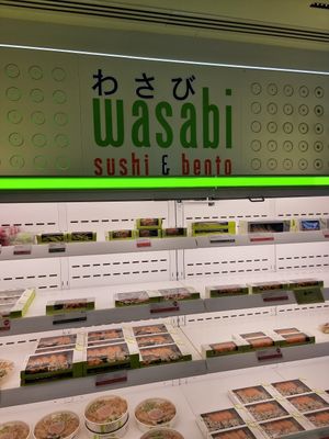 Fridges (not all vegan) at Wasabi in South West London