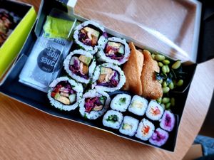 Yasai roll set at Wasabi in South West London