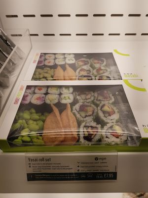 That Sushi was really good. at Wasabi in South West London