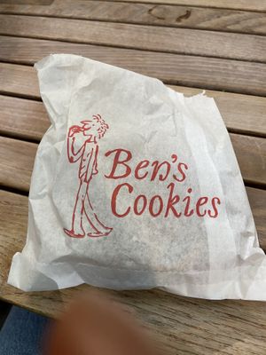 packaging at Ben's Cookies - Covent Garden in London