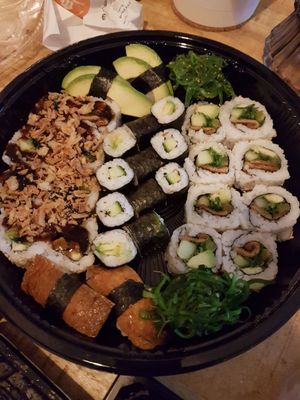 Box D (vegan, zonder mayonaise) at I Love Sushi in Spijkenisse