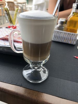 Soya latte   at Conchinha in Porto Moniz