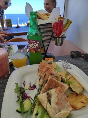 Vegan sandwich at Conchinha in Porto Moniz