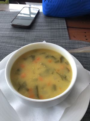 Vegetable soup   at Conchinha in Porto Moniz