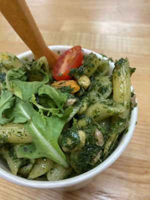 Typical pasta box at Pasta GO! in Lodz