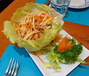 Papaya salad (Somtum) at Rama Thai in Dundee