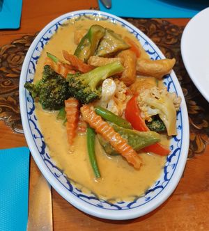 Panang curry at Rama Thai in Dundee