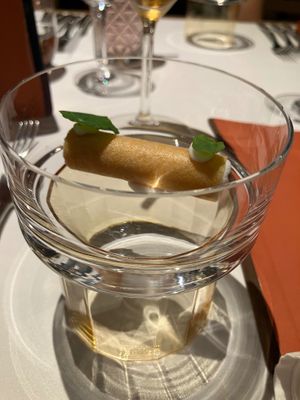 Amuse bouche 1 at Opasly Tom in Warsaw