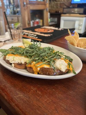 (chickpea) tuna melt   at Sweet Melissa Cafe in Laramie