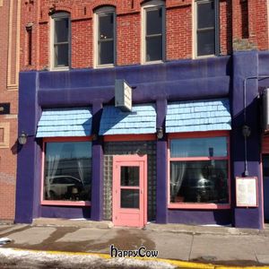 outside the cafe at Sweet Melissa Cafe in Laramie