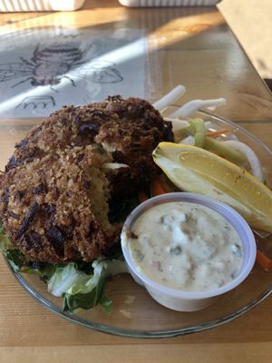 Crabless cakes  at Sweet Melissa Cafe in Laramie
