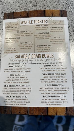 New menu part 2 3/11/2023  at Bare Blends in Denver