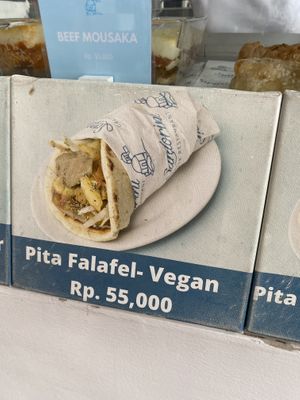 Usually 55k  at Santorini in Canggu