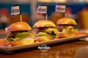 Sliders at Hard Rock Cafe in Newcastle Upon Tyne