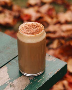 Des latte de saison! at Café Les Estries in Magog