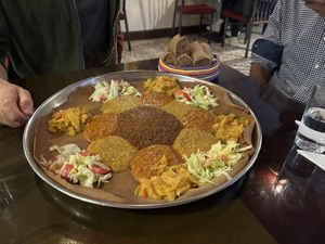 Vegan Injera *****  at Habesha in Manchester