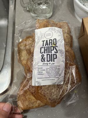 Taro chips  at Chau Veggie Express in Vancouver