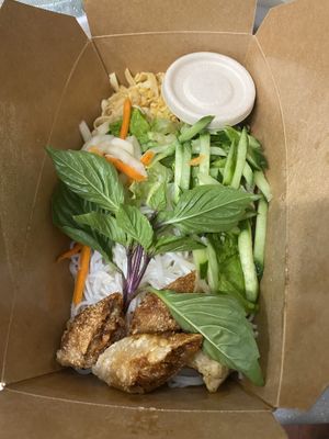 #10 Rickety Rickshaw Bowl  at Chau Veggie Express in Vancouver