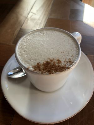 Chai latte  at Chau Veggie Express in Vancouver