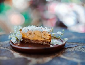 Vegan gf banan dream pie at The Emporium in San Marcos La Laguna