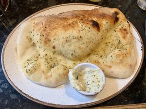Garlic bread  at Filling Station in Inverness