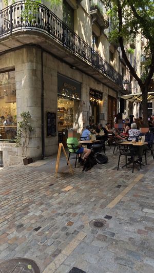 On the corner at Originem in Girona