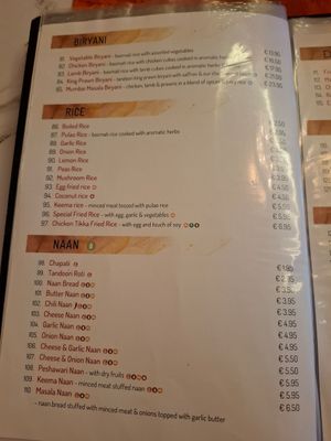  at Mumbai Masala in Lanzarote