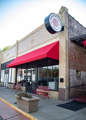 Storefront at Good Fortune Co in Memphis
