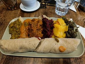 Vegan six at Gursha in Dublin