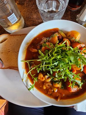 Vegan stew at Quays in Dublin
