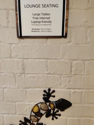  at Gecko Coffeehouse in East London