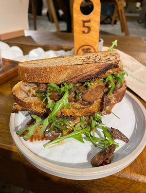   at Gecko Coffeehouse in East London