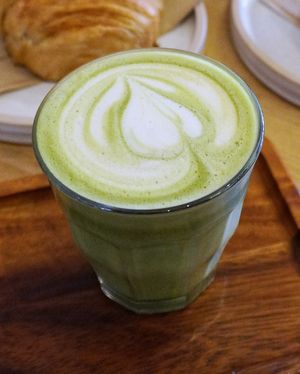 Matcha Latte at Gecko Coffeehouse in East London