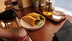 Tacos at Gecko Coffeehouse in East London