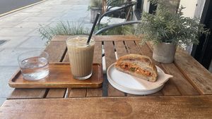   at Gecko Coffeehouse in East London