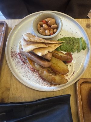 Bought extra avocado   at Gecko Coffeehouse in East London